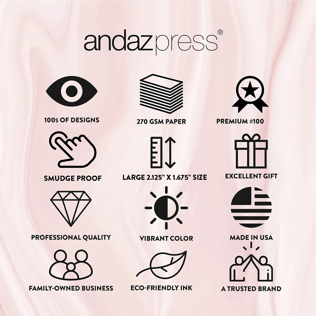 Andaz Press Bridal Shower Lip Balm Favors — Faux Gold Glitter, 'I Do' Crew, 12-Pack