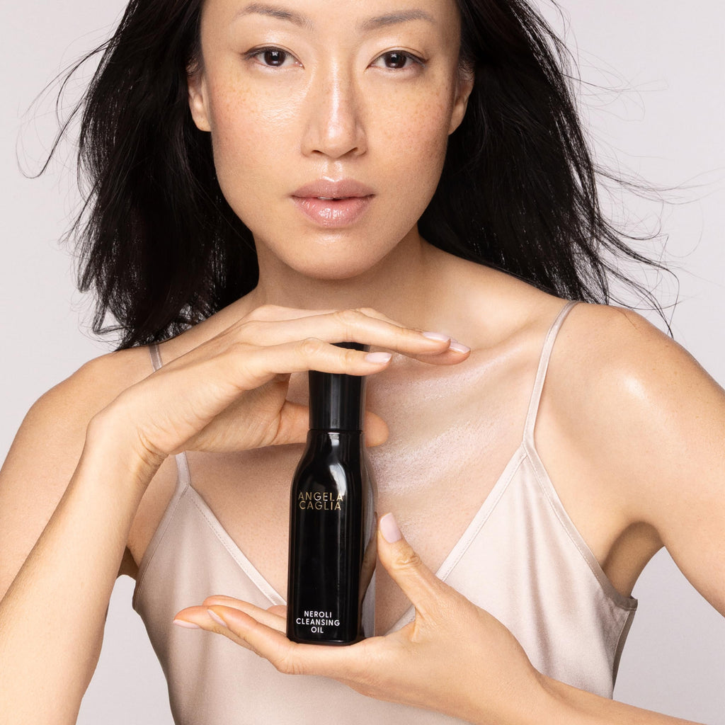 Angela Caglia Neroli Cleansing Oil – Lipid-Lock Hydration Makeup Remover & Face Cleanser