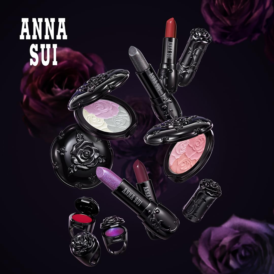 ANNA SUI Lipstick P 200 Neon Purple – Radiant Pearl Lip Color with Hydration