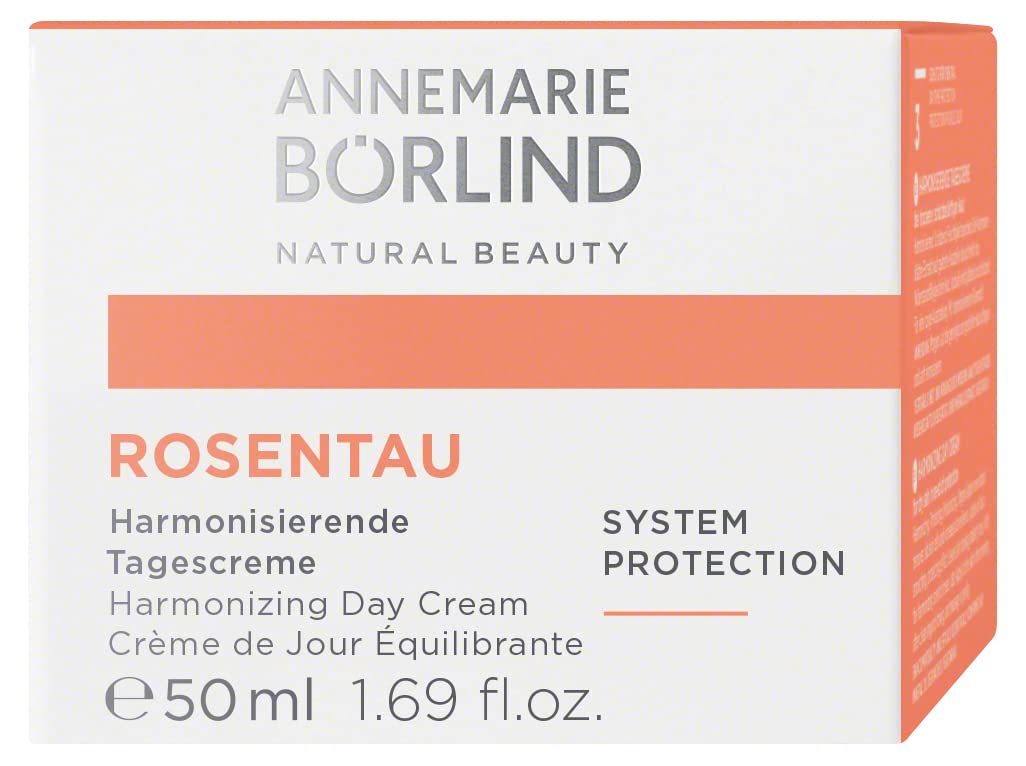ANNEMARIE BÖRLIND Rose Dew Harmonizing Day Cream – Alpenrose + Jojoba, 1.69 fl oz