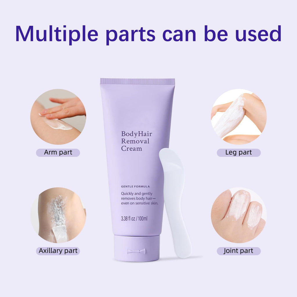 Annsky Hair Removal Cream for Women – 2 Pack | Painless Depilatory Cream for Legs, Arms, Underarms, Bikini
