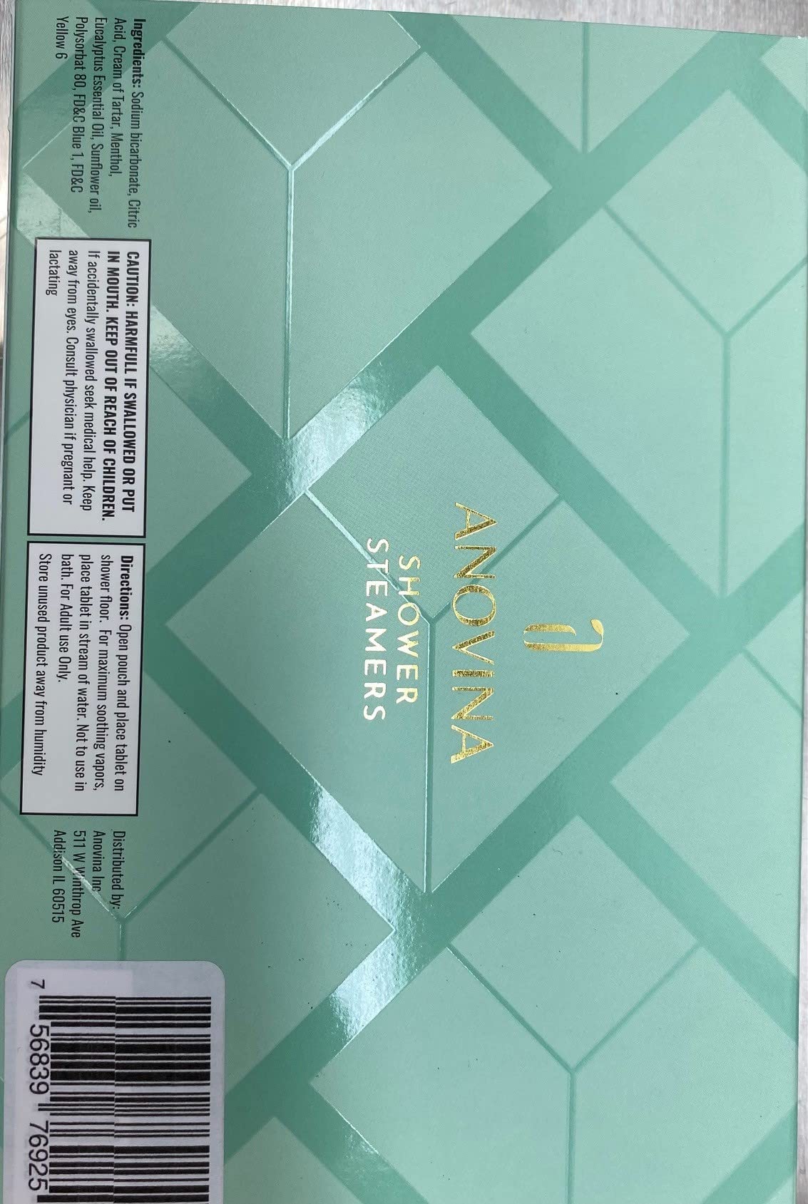 Anovina 12XL Eucalyptus Shower Steamers – Menthol Aromatherapy, Made in USA