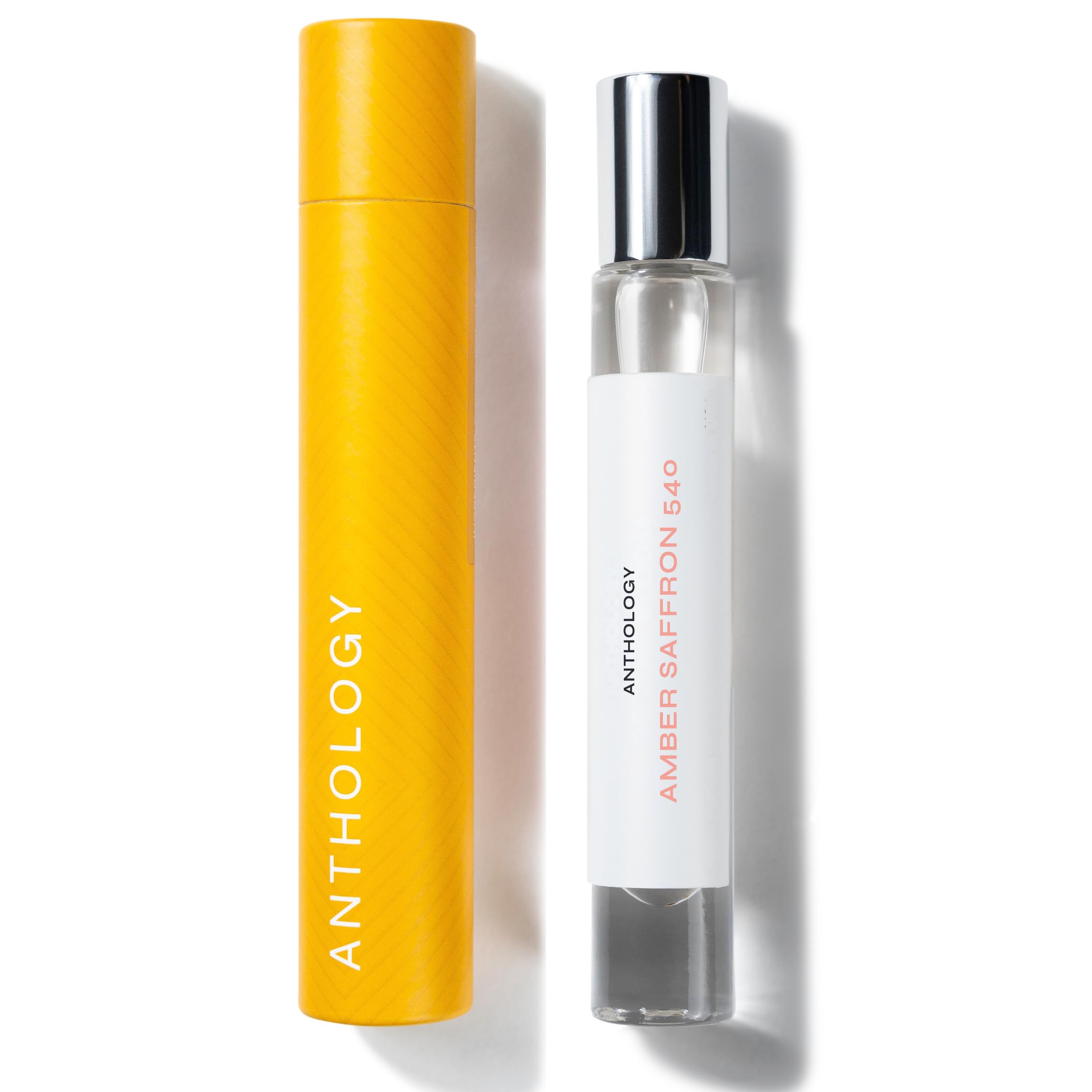 Anthology Amber Saffron 540 Roll-On Perfume Oil — 0.3oz | Woody, Amber, Floral | Clean & Cruelty-Free