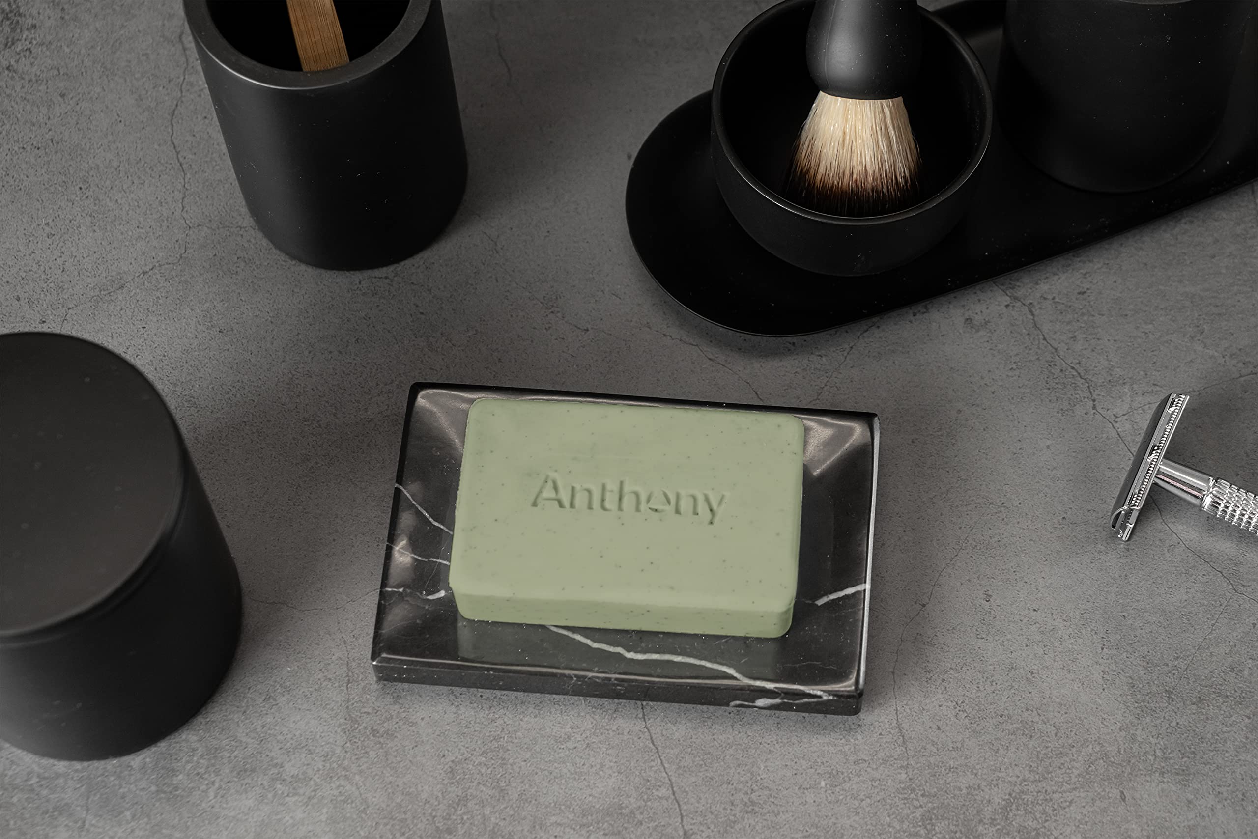 Anthony Buff It Hydrating Soap Bar – 3-Pack (5 oz Each) with Jojoba Beads
