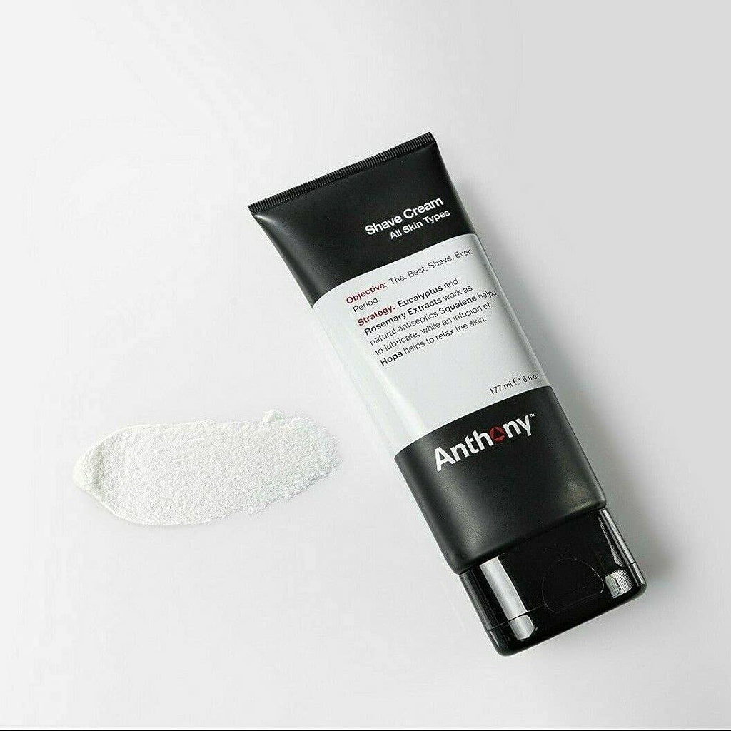 Anthony Shaving Cream for Men – Sensitive Skin, Squalane & Botanicals