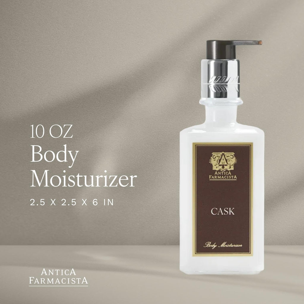 Antica Farmacista Body Moisturizer – Cask Scent, Aloe Vera & Green Tea, 10 fl oz