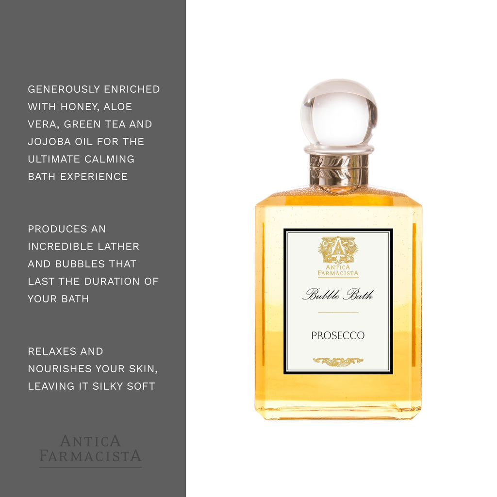 Antica Farmacista Bubble Bath Prosecco – Luxurious Foaming Bath, 15.8 fl oz