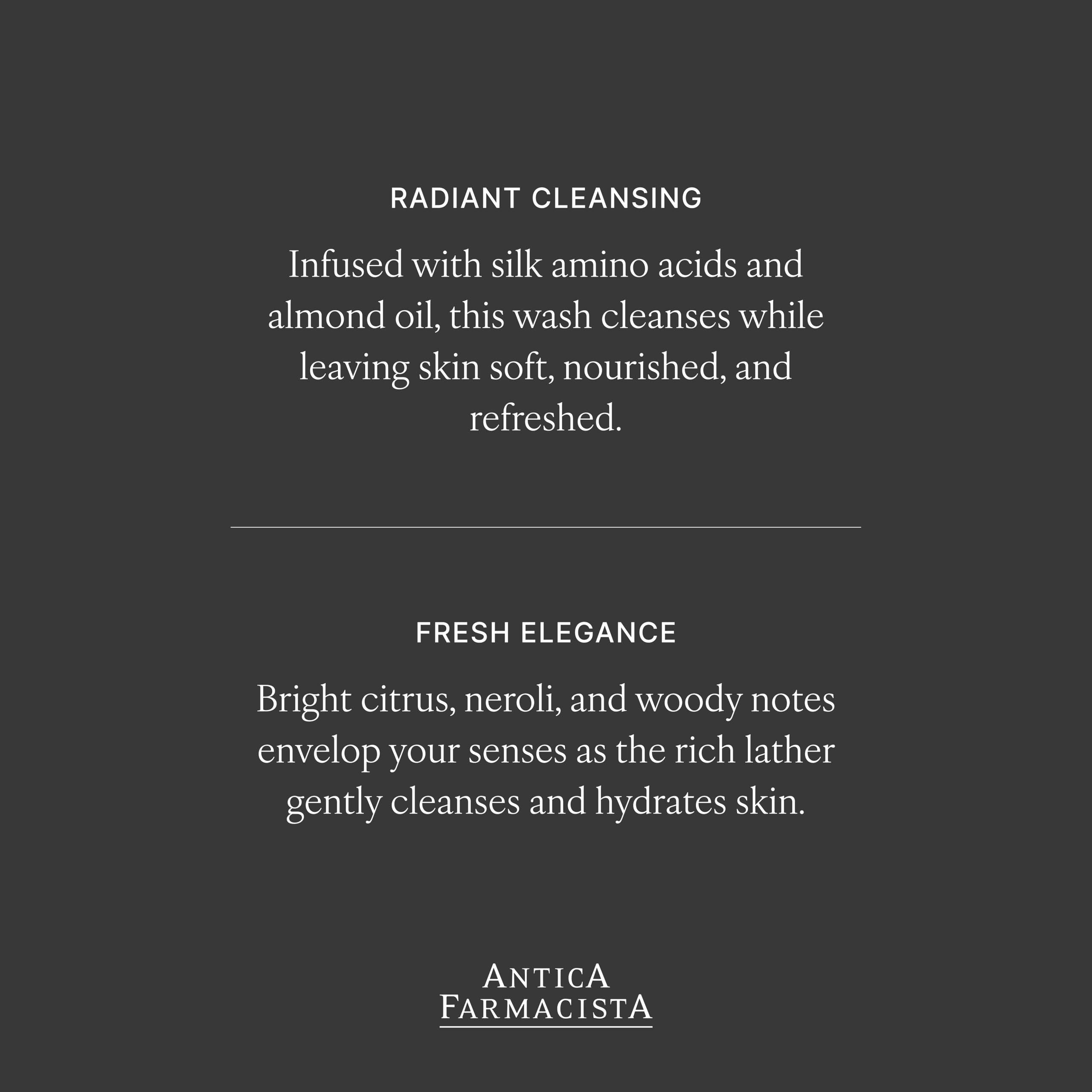 Antica Farmacista Hand & Body Wash – Neroli & Tonic | Luxury Hydrating Cleanser