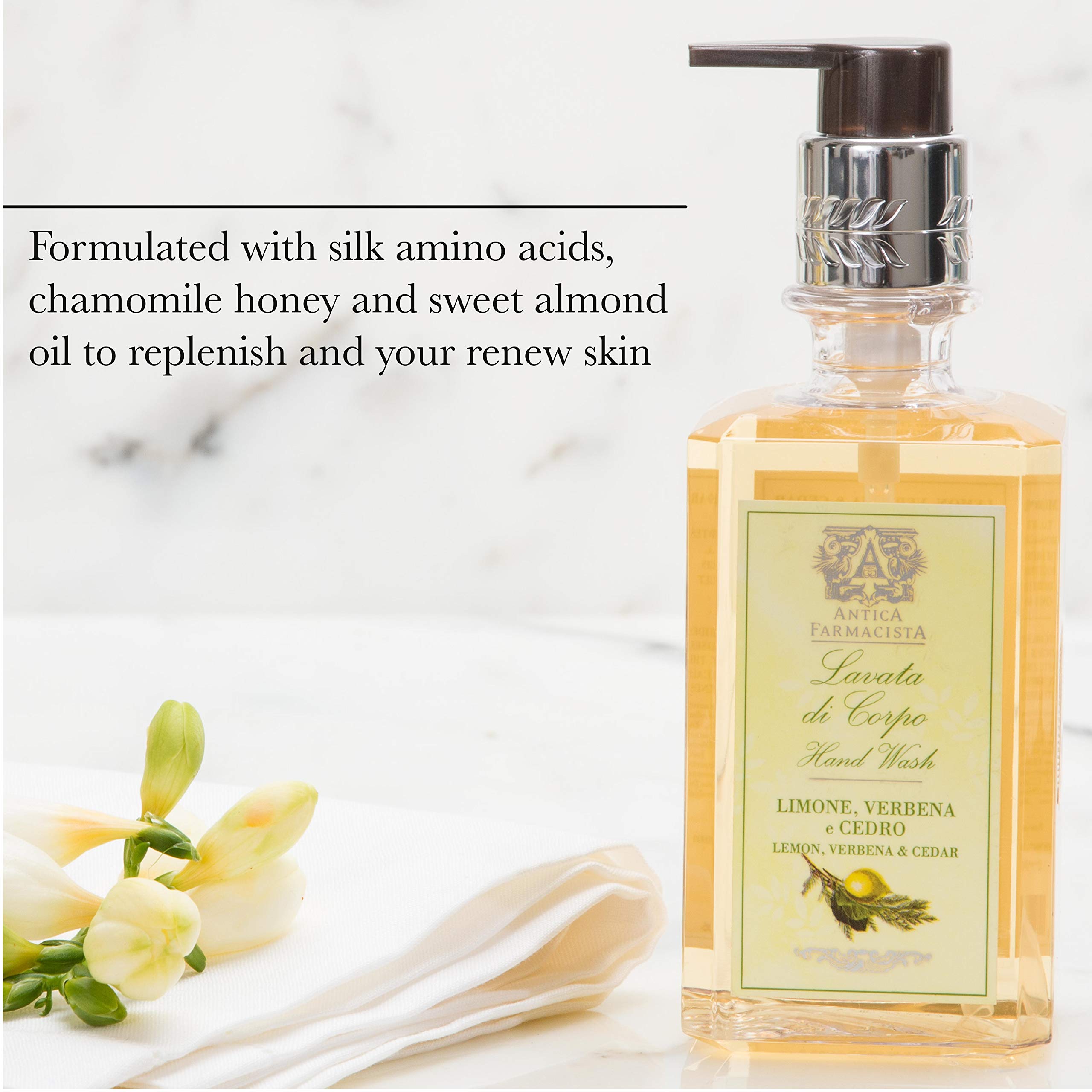 Antica Farmacista Hana Lei Hand & Body Wash – Luxury Hydrating Cleanse, 10 oz