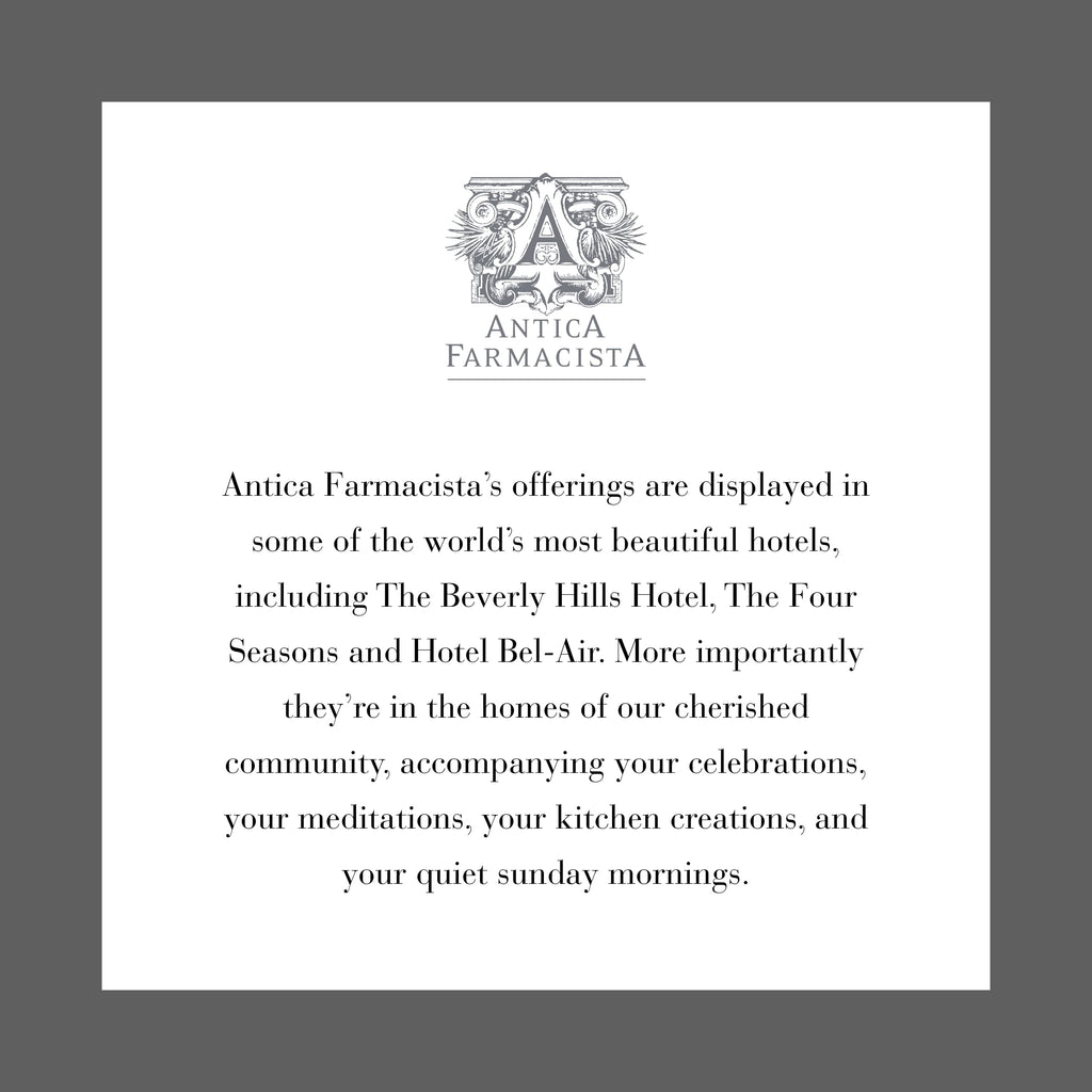 Antica Farmacista Acrylic Bath & Body Gift Set – Prosecco Scent, Hand & Body Wash, Moisturizer & Tray