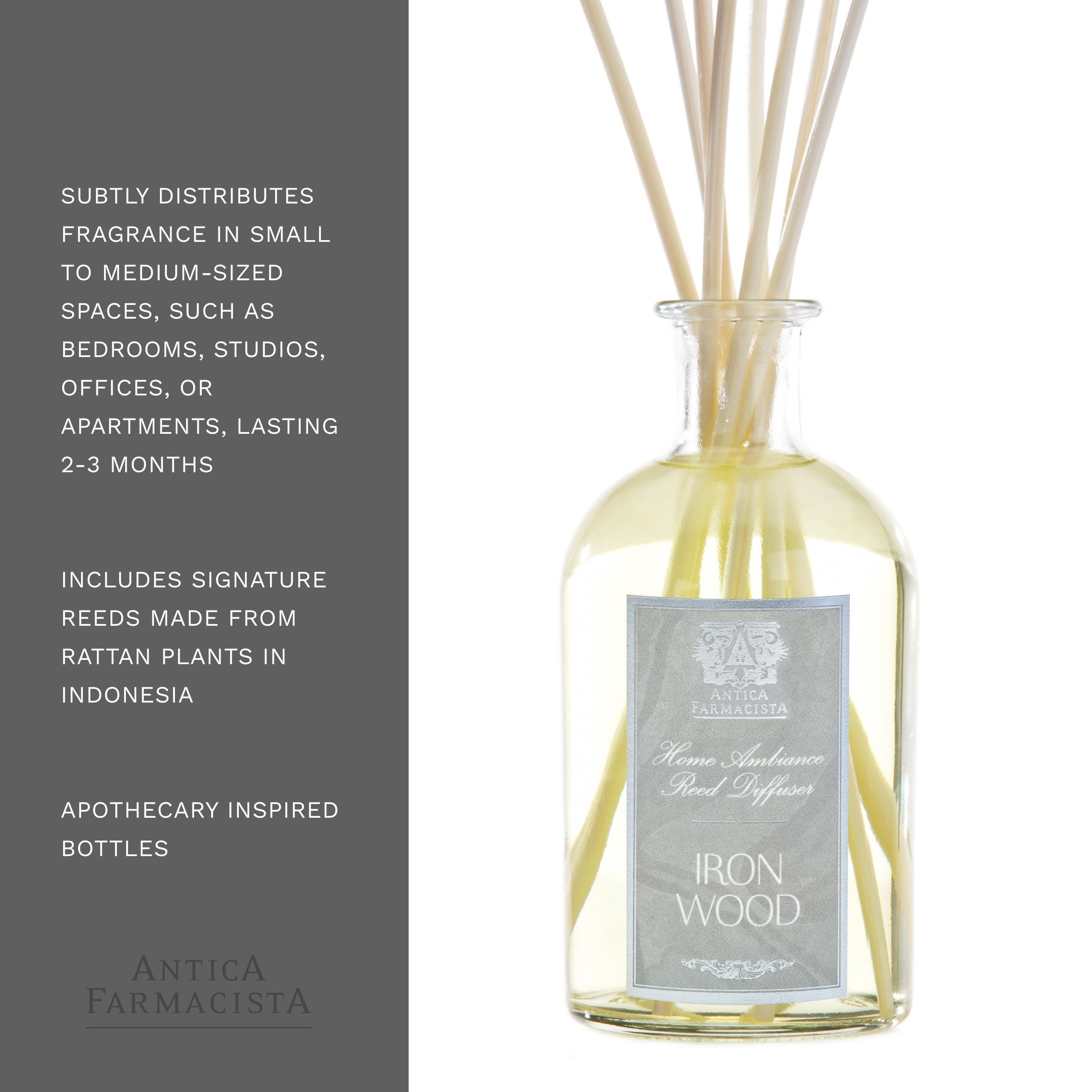 Antica Farmacista Home Ambiance Diffuser – Ironwood, 8.45 fl oz