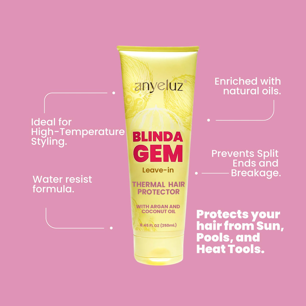 ANYELUZ Hair Thermal Protectant Blindagem – Coconut & Argan Oils