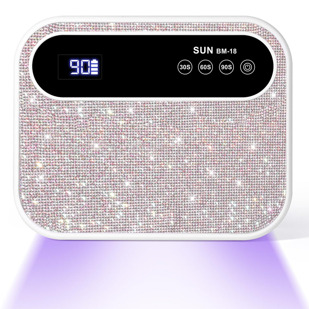 ANYINS Led Nail Lamp 126W – 42 LEDs, Rechargeable, Fast & Even Gel Curing