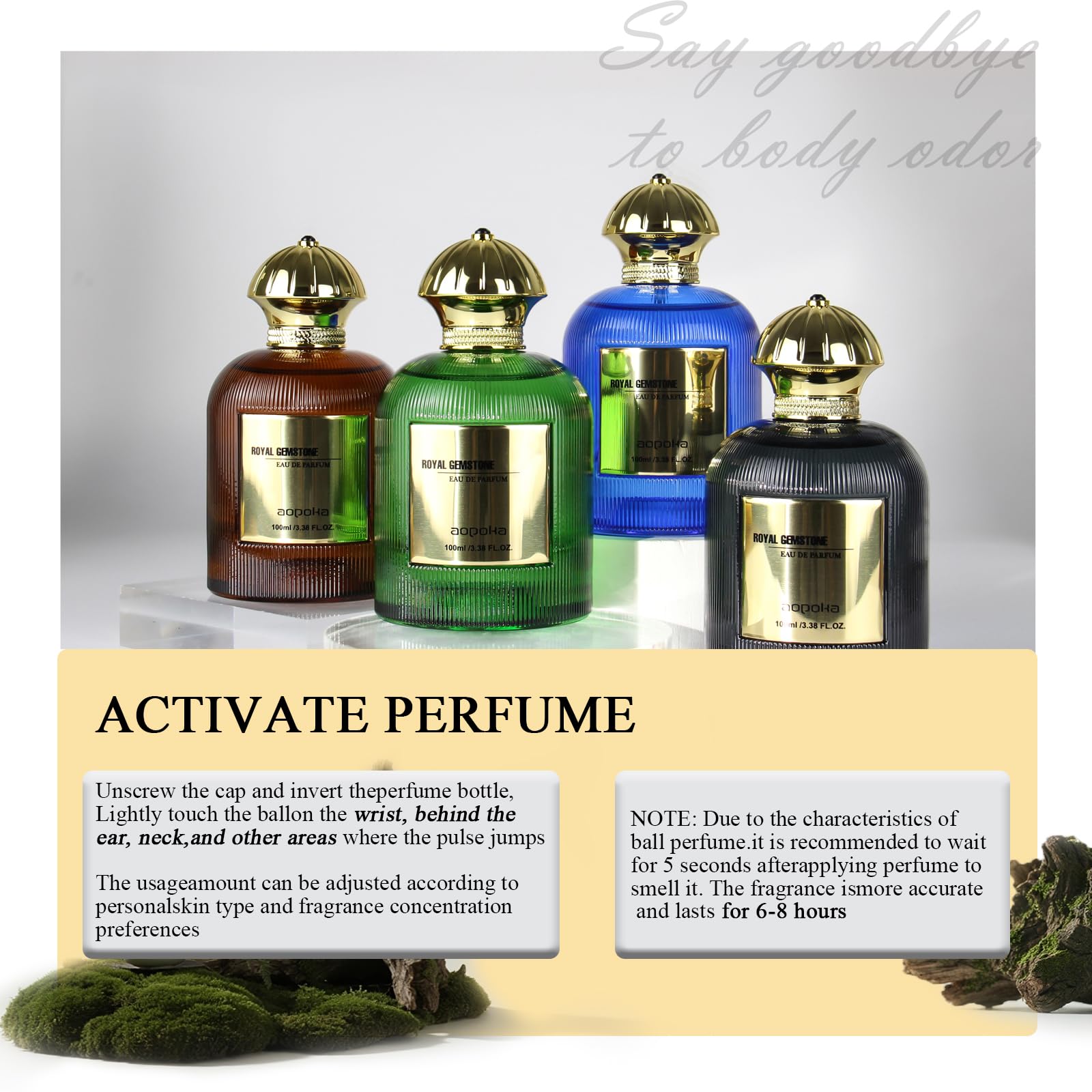 aopoka Kiwi Bloom – Luxury Aquatic Floral Eau de Parfum for Women, 3.3 Fl Oz