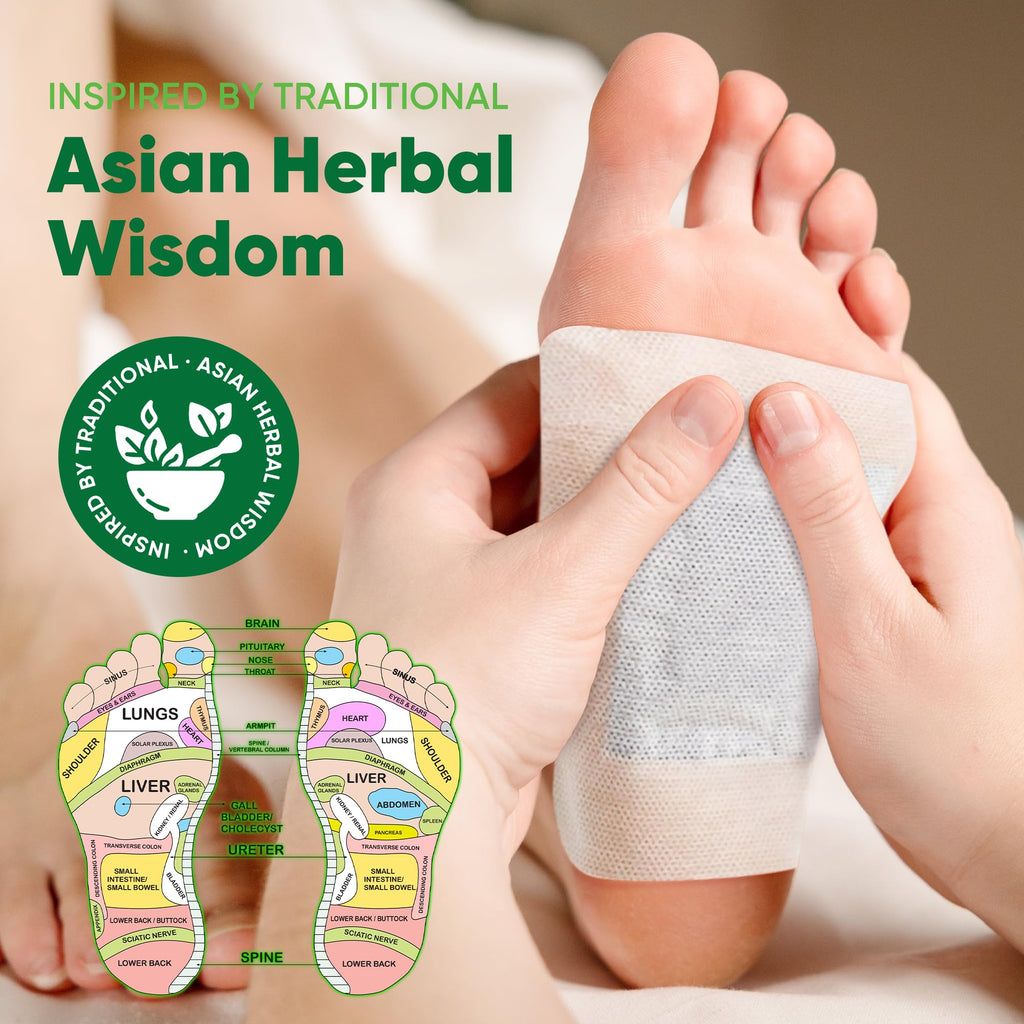 AOSORW Natural Cleansing Foot Pads – Soothing Nightly Foot Care for Relaxation and Refreshment