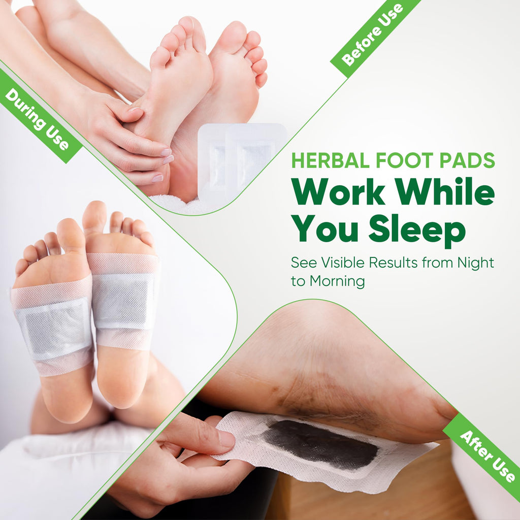 AOSORW Natural Cleansing Foot Pads – Soothing Nightly Foot Care for Relaxation and Refreshment