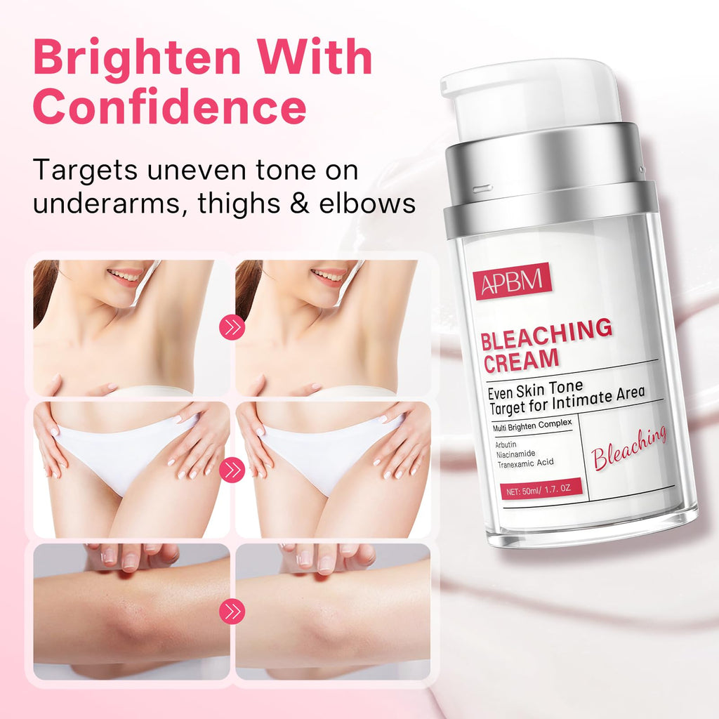 APBM Skin Lightening Cream for Intimate Areas – Niacinamide, Arbutin, Tranexamic Acid & Vitamin C