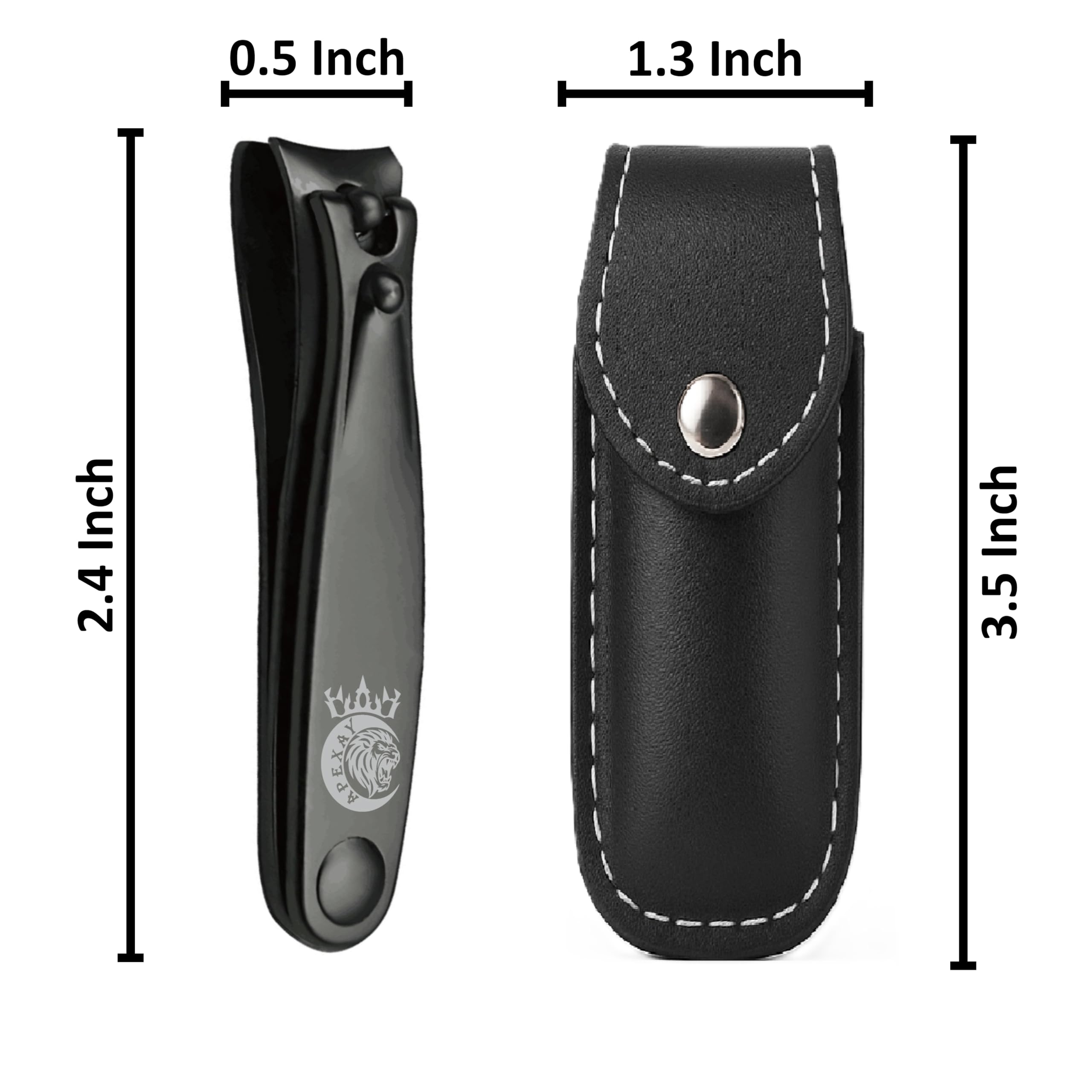 APEXAY Premium Nail Clipper (Small) – Made in Solingen, Germany | Ultra Sharp, Heavy-Duty Stainless Steel