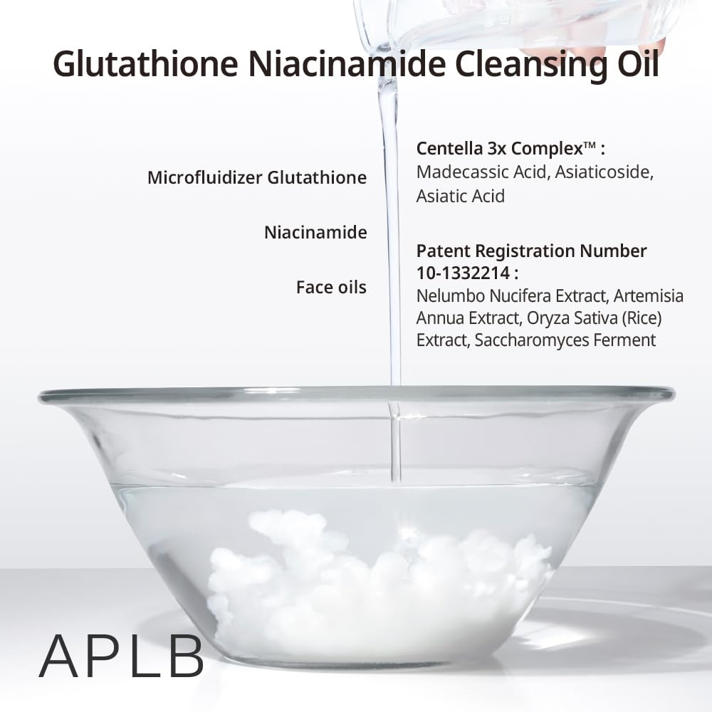APLB Glutathione Niacinamide Cleansing Oil | LIPO GLUTA NIAC OIL 85.9%