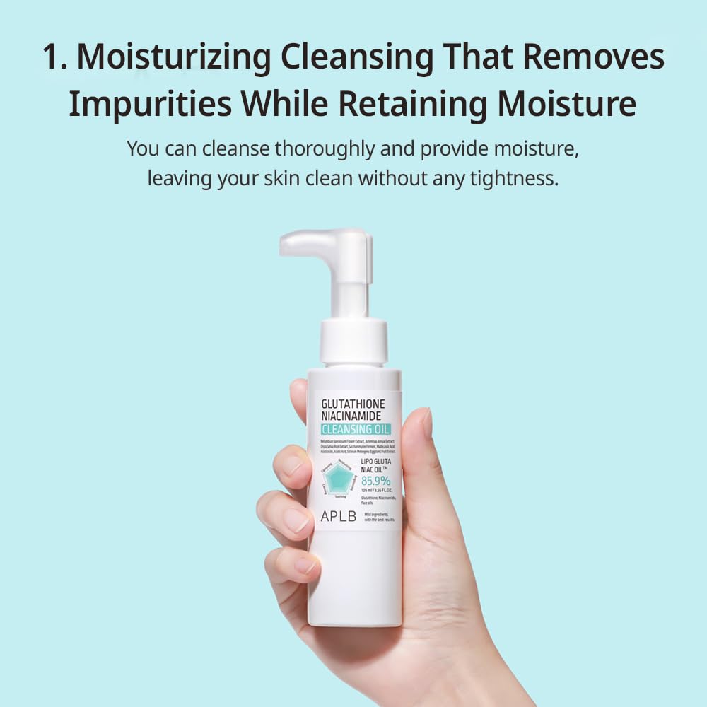 APLB Glutathione Niacinamide Cleansing Oil | LIPO GLUTA NIAC OIL 85.9%