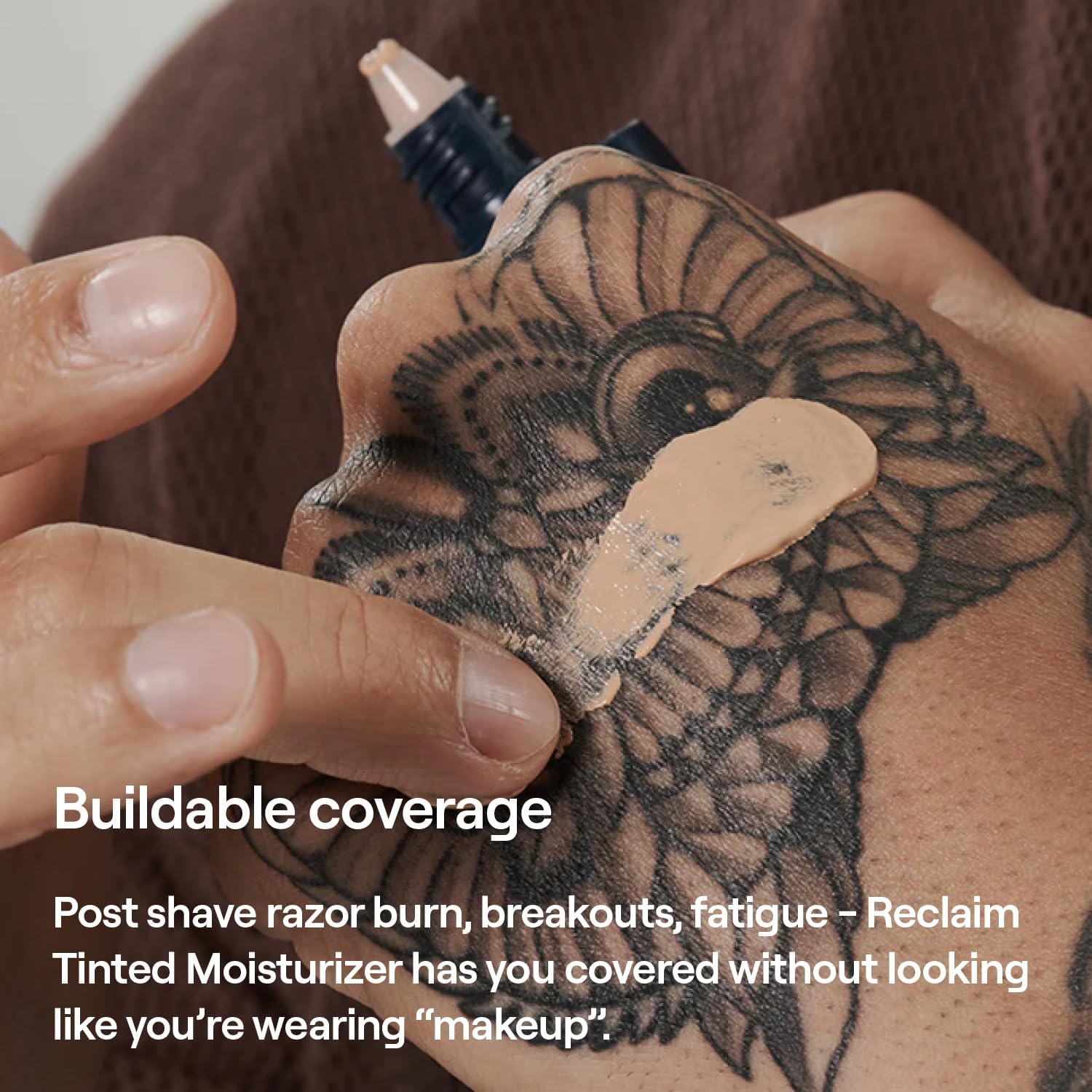 APOSTLE Reclaim Tinted Moisturizer for Men (5 Mandeville) – Hydrating, Buildable Coverage, Niacinamide + Hyaluronic Acid