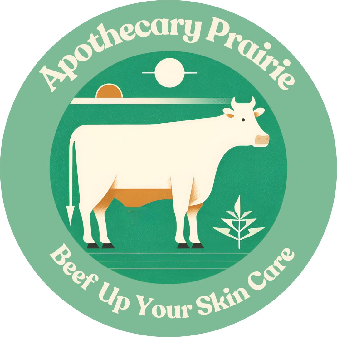 Apothecary Prairie Whipped Tallow Balm (Unscented) – Grass-Fed Tallow & Organic Sunflower Oil, 2oz