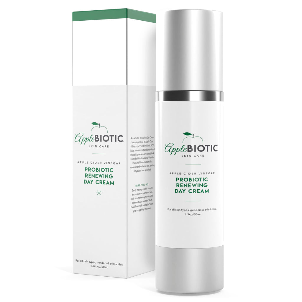 AppleBiotic Hydrating Face Cream – Fragrance-Free, For Dry, Oily & Sensitive Skin | 1.7 oz