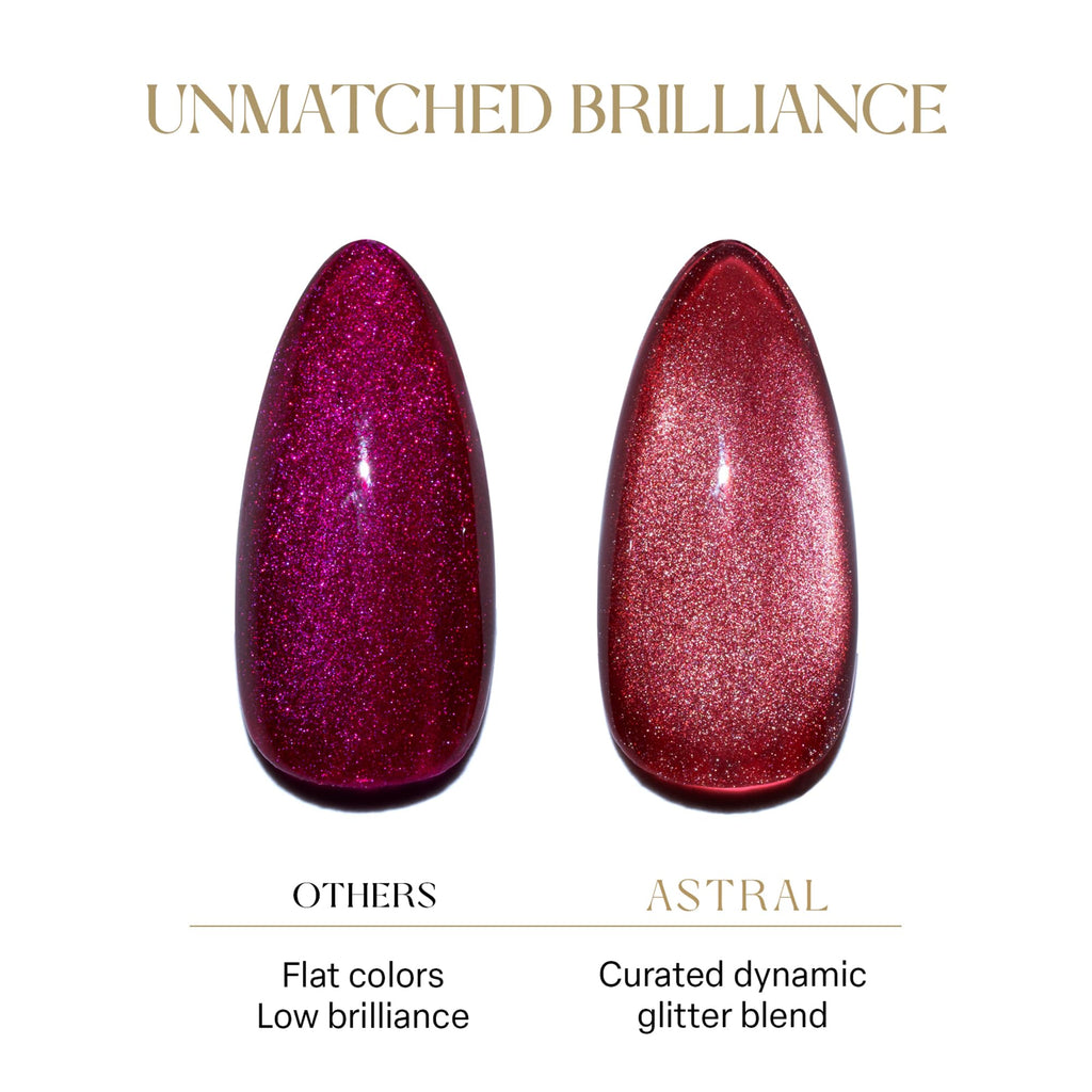 APRÉS Astral Gel Color Set – 3 Colors (HEMA-Free & TPO-Free) Velvet Cat Eye & Shimmer Cat Eye Finishes