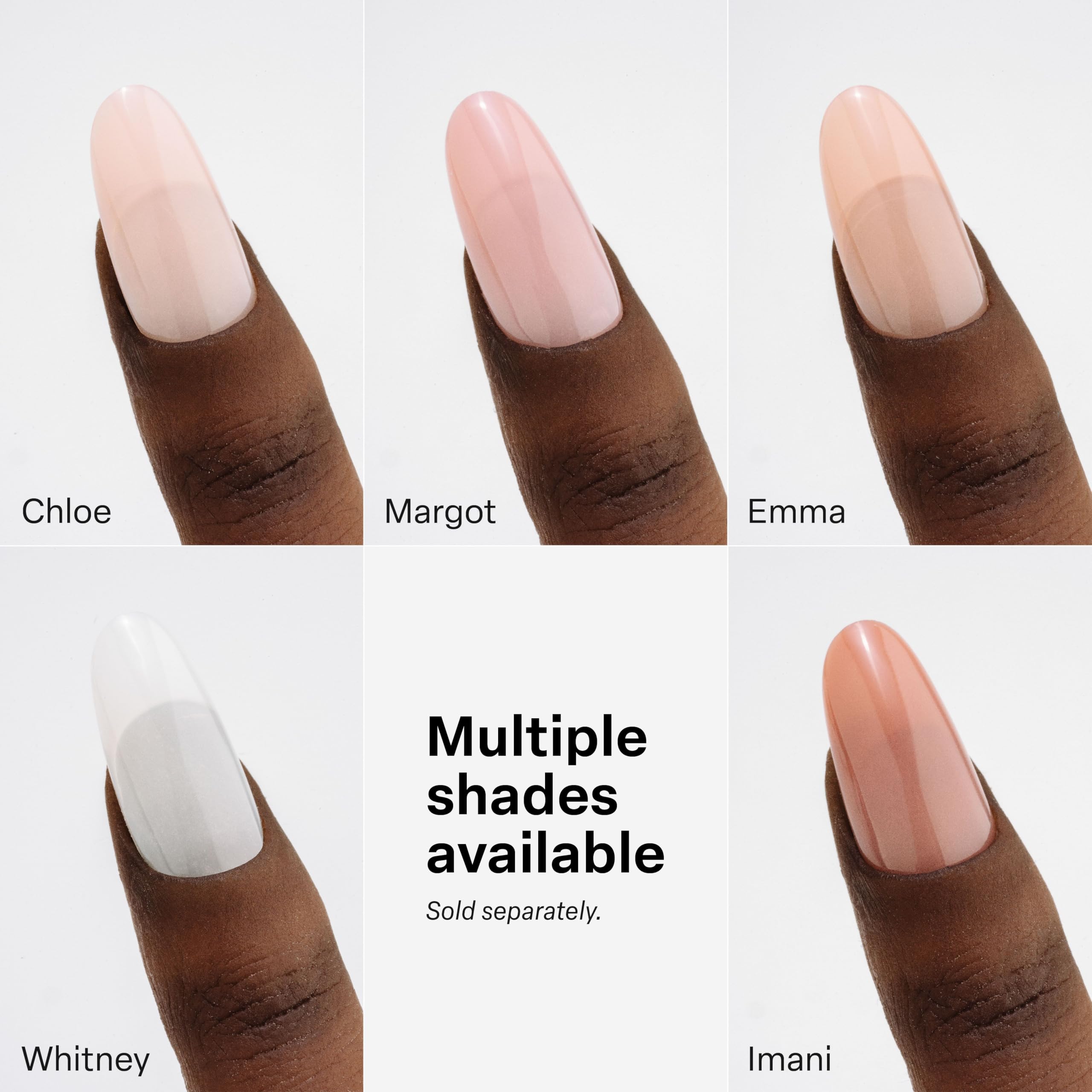 APRÉS Neutrals Gel-X Chloe Box – 150 Nail Tips, 11 Sizes 00–9, Natural Almond