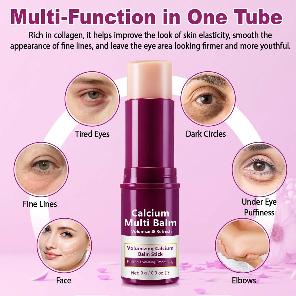 APUUFYQC Calcium Multi Balm Stick 3Pack – Firming, Hydration & Collagen Infusion