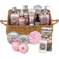 Aqua Elegante Bath Spa Gift Sets – Luxury Rose Oil & Peony Gift Basket