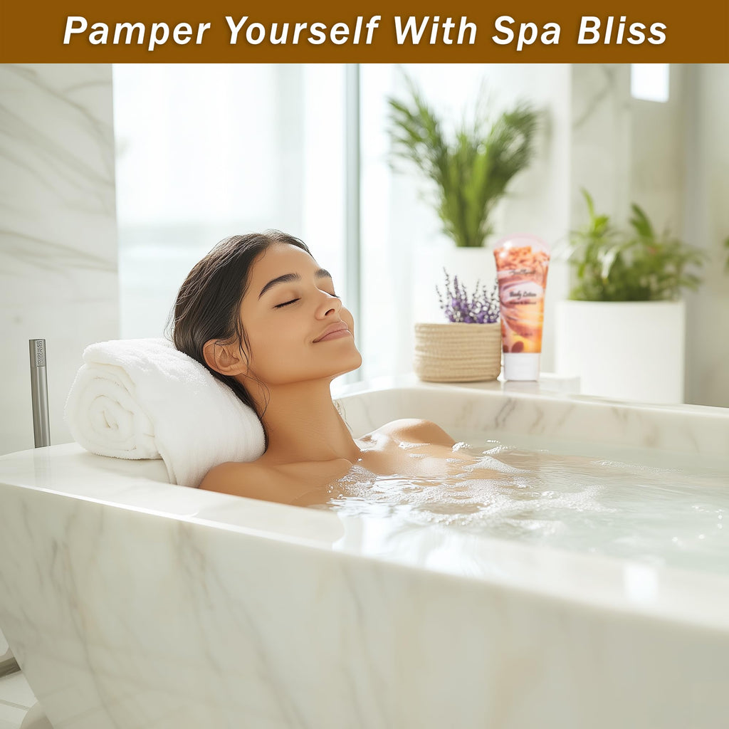 Luxury Spa Gift Baskets for Women | Aqua Elegante Honey & Almond Bath Set