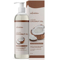 Aquableu Fractionated Liquid Coconut Oil – 100% Pure, Lightweight Hydration for Skin & Hair (12 oz)