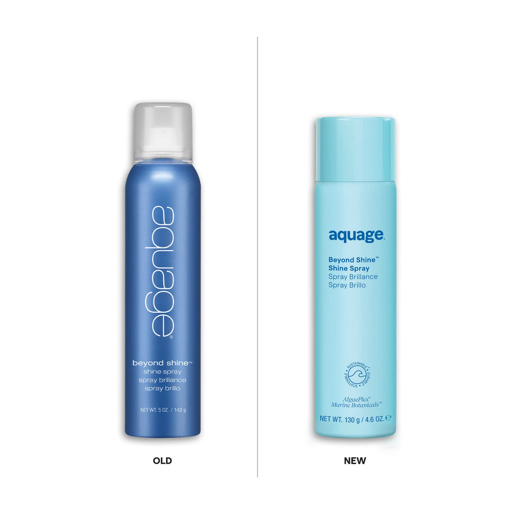Aquage Beyond Shine: Fine-Mist Silkening & Glossing Spray – Shine, Smoothness & Thermal Protection (4.6 oz)