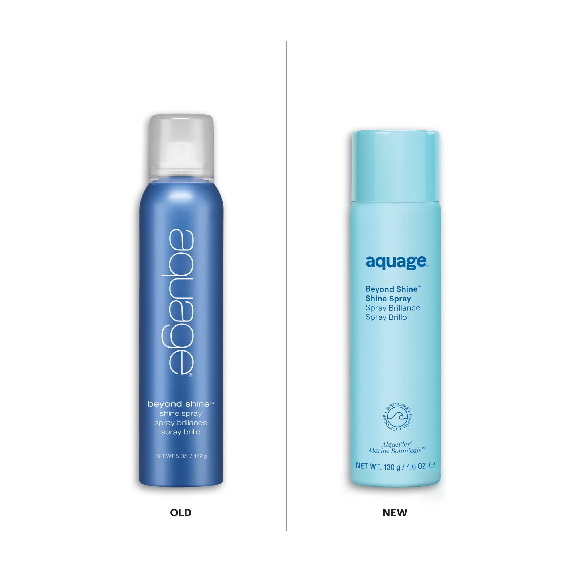 Aquage Beyond Shine: Fine-Mist Silkening & Glossing Spray – Shine, Smoothness & Thermal Protection (4.6 oz)