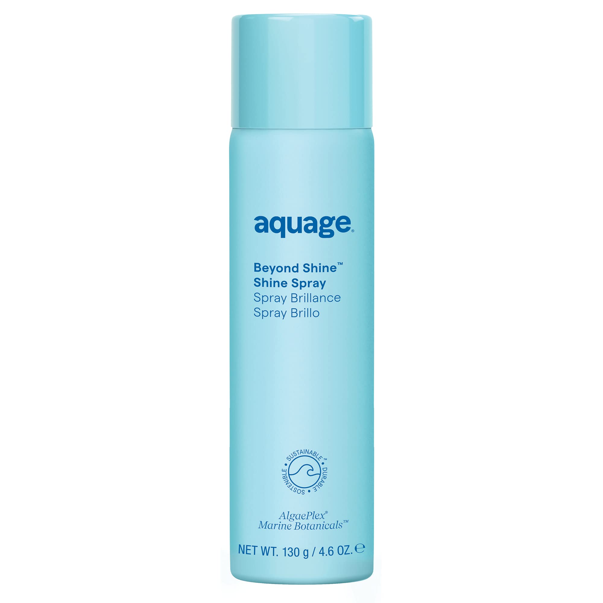 Aquage Beyond Shine: Fine-Mist Silkening & Glossing Spray – Shine, Smoothness & Thermal Protection (4.6 oz)