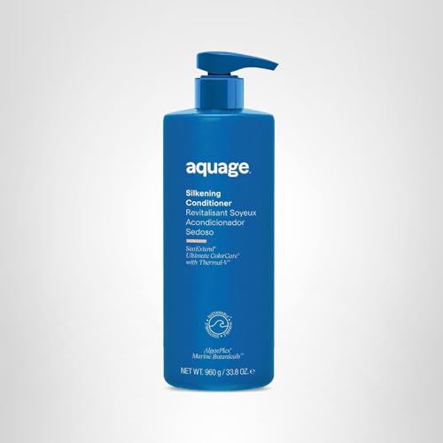 Aquage SeaExtend Silkening Conditioner | Improve Manageability & Frizz-Free Styling, 33.8 oz