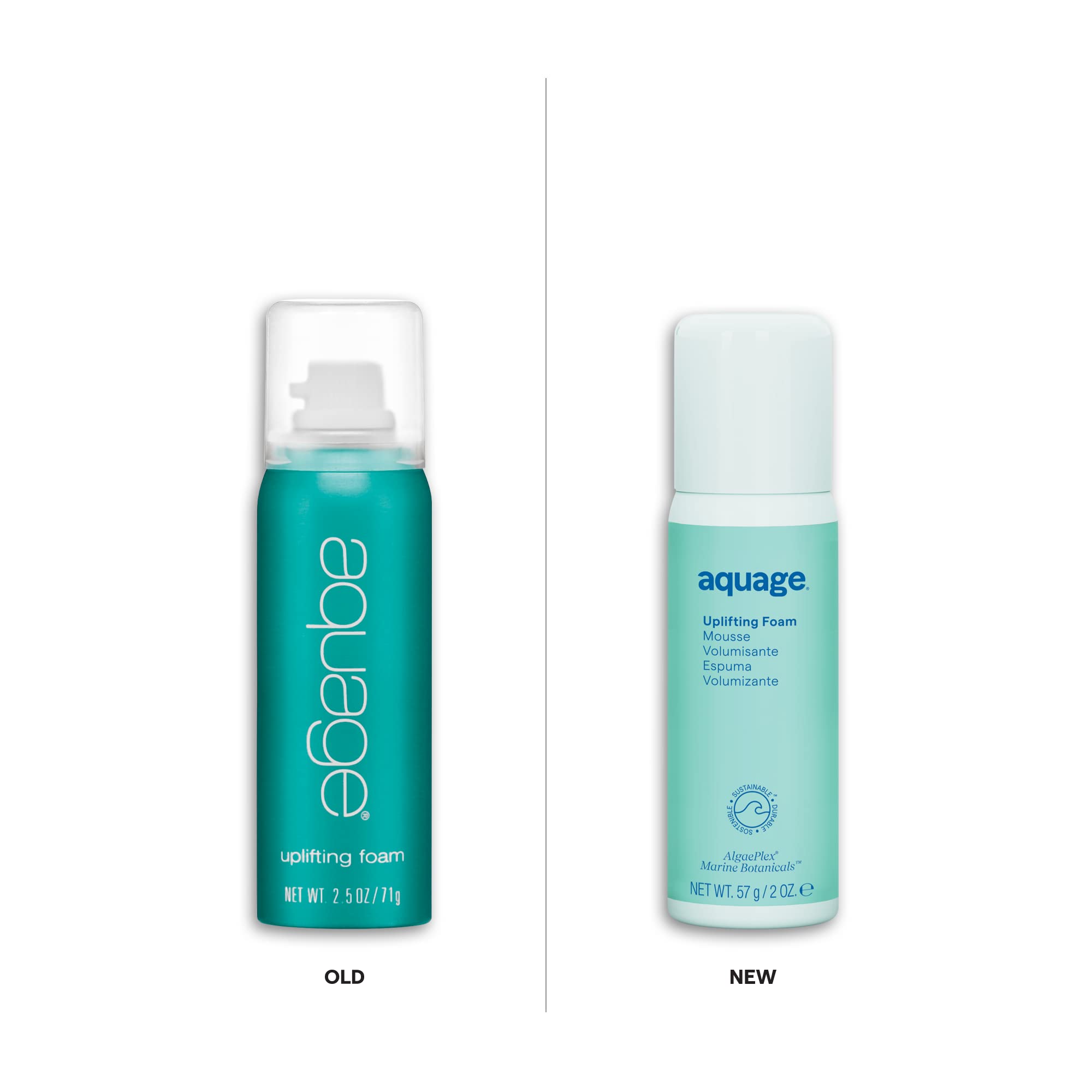 Aquage Uplifting Foam – Weightless Volume Building Styling Mousse, Travel Size 2 oz