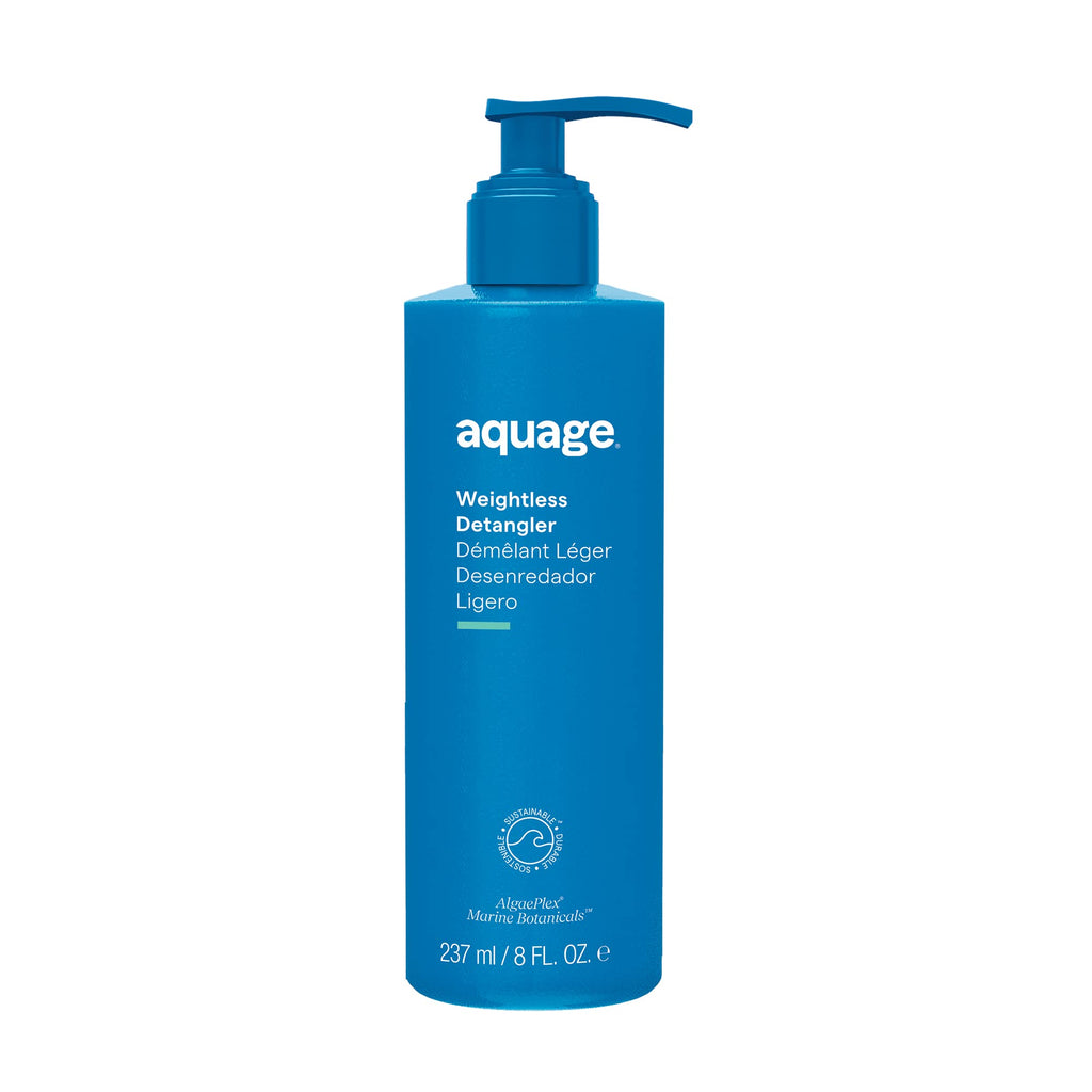 Aquage Weightless Detangler – Ultra-Light Hydrating Conditioner for Tangle-Free Hair (8 oz)