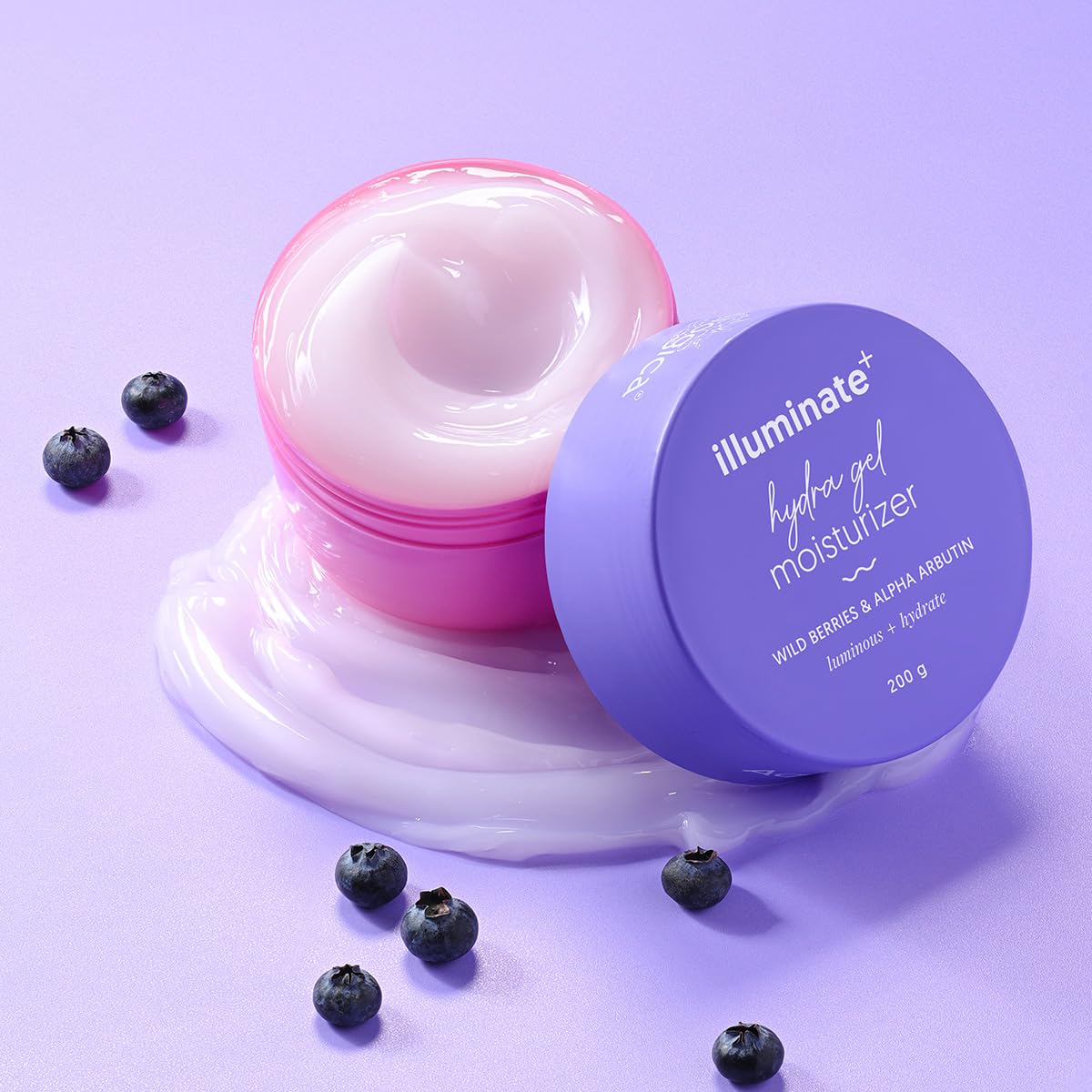 Aqualogica Illuminate+ Hydra Gel Moisturizer — 24-Hour Hydration for Oily to Combination Skin