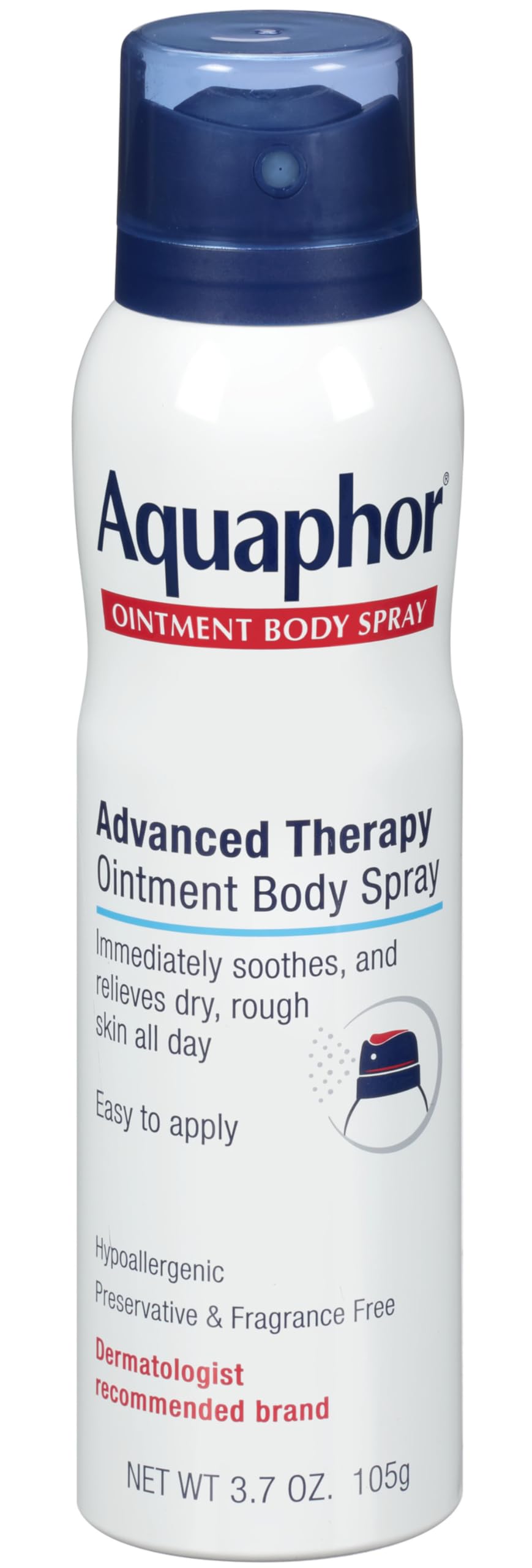 Aquaphor Ointment Body Spray — Moisturizes and Soothes Dry Skin (3.7 oz, 4-Pack)