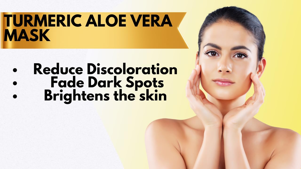 ArabelsNaturals Turmeric Aloe Vera Mask – Pore Refining, Dark Spot & Hydration for Radiant Skin