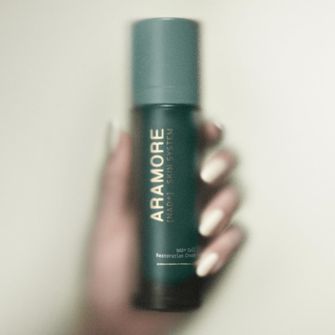 Aramore NAD+ Cell Restoration Cream – Vegan, Fragrance-Free Night Moisturizer (15ml)