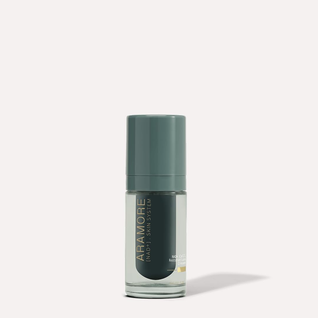 Aramore NAD+ Cell Restoration Cream – Vegan, Fragrance-Free Night Moisturizer (15ml)