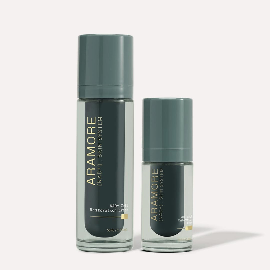 Aramore NAD+ Cell Restoration Cream – Vegan, Fragrance-Free Night Moisturizer (15ml)