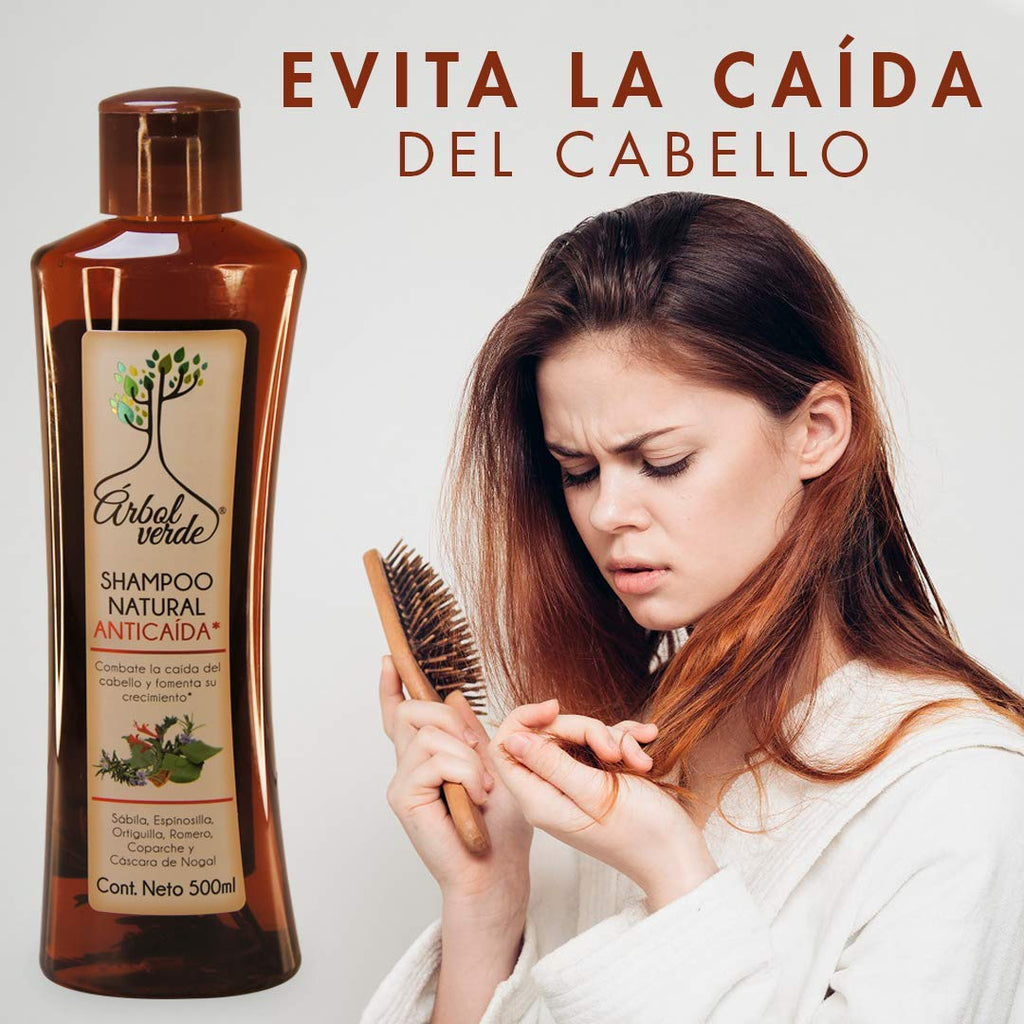 Arbol Verde Kit 2: Natural Anti-Fall Shampoo 500 ml + Linseed Gel 250 g