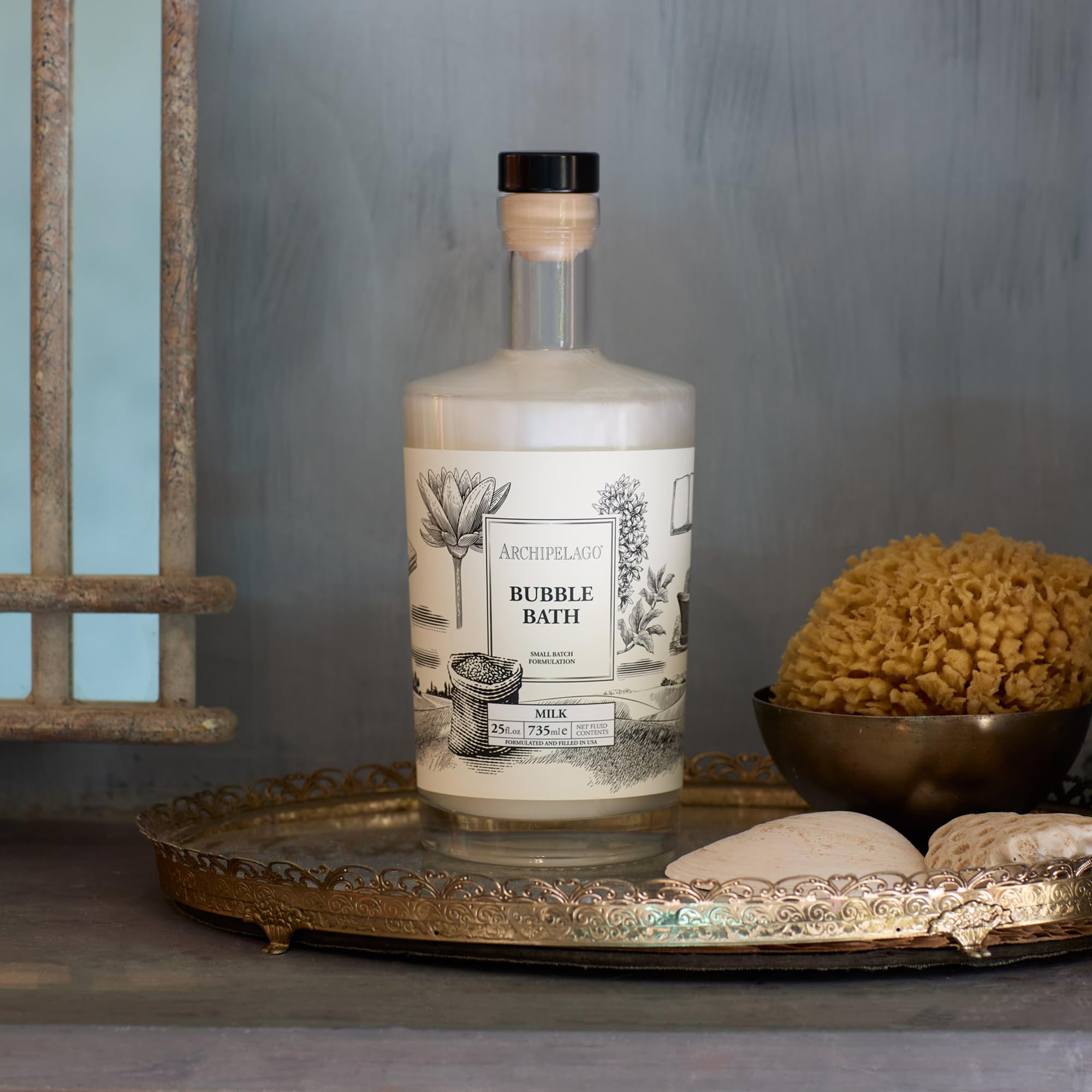 Archipelago Botanicals Luxury Milk Bubble Bath – Hydrating, Gentle & Paraben-Free