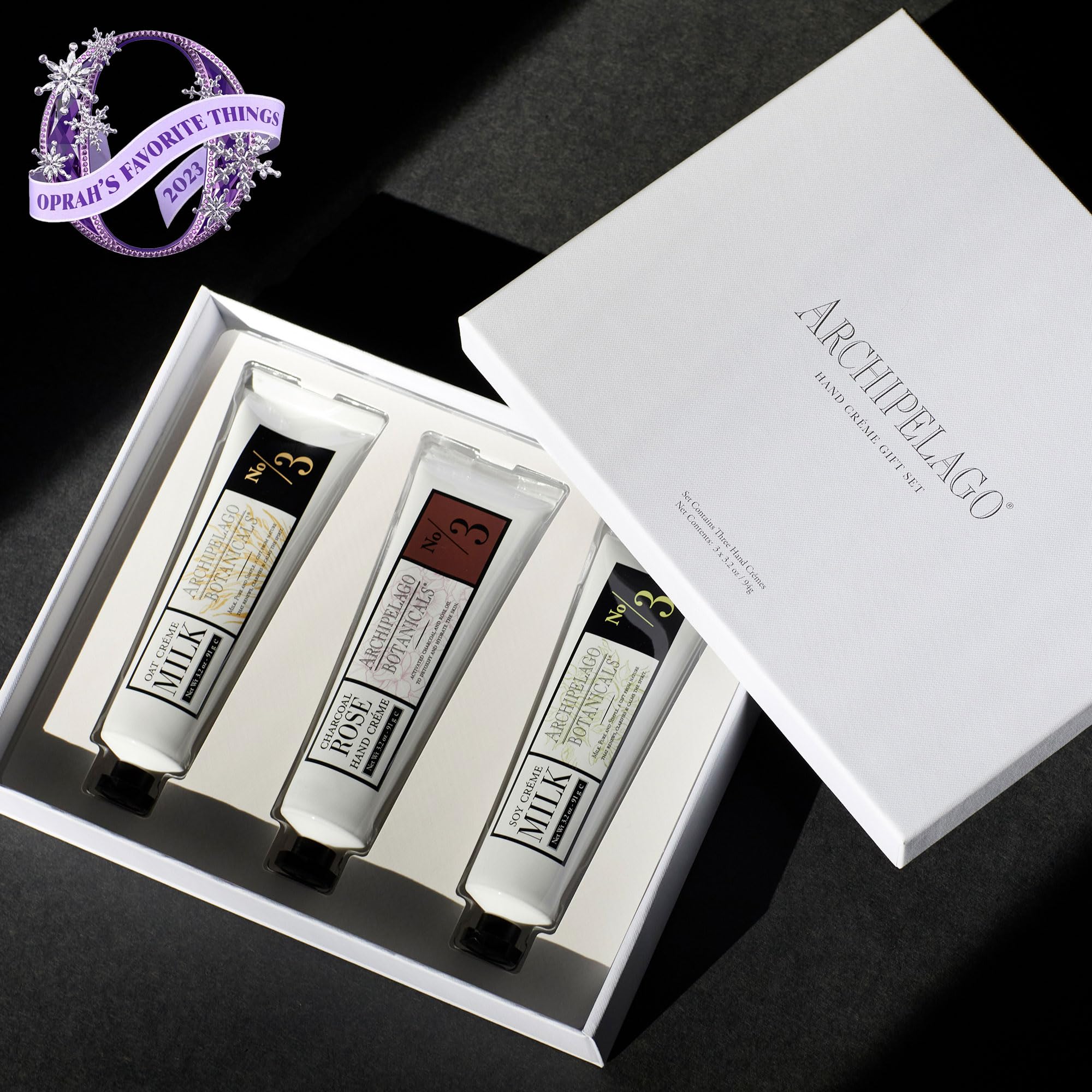Archipelago Botanicals Hand Crème Gift Set Trio – Rich & Lightly Scented