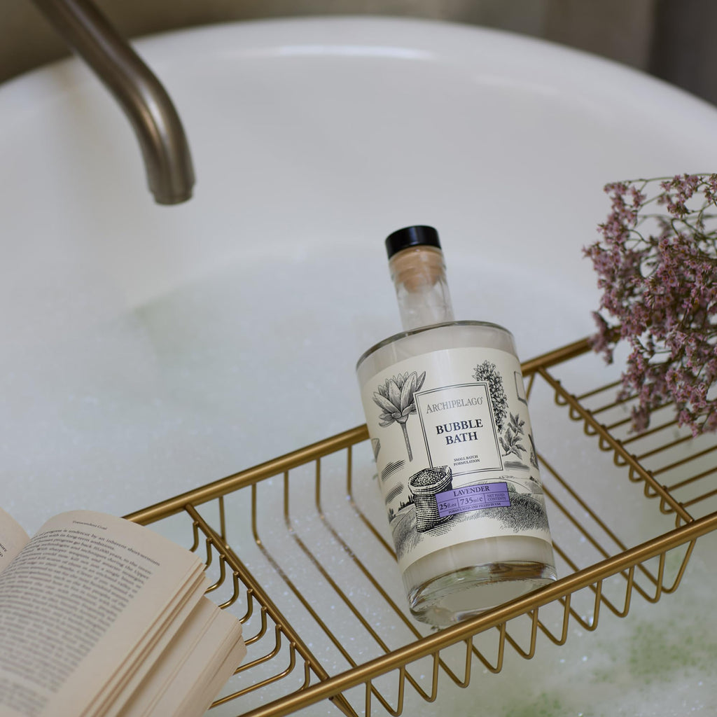 Archipelago Botanicals Luxury Lavender Bubble Bath – Hydrating, Soothing 25 oz