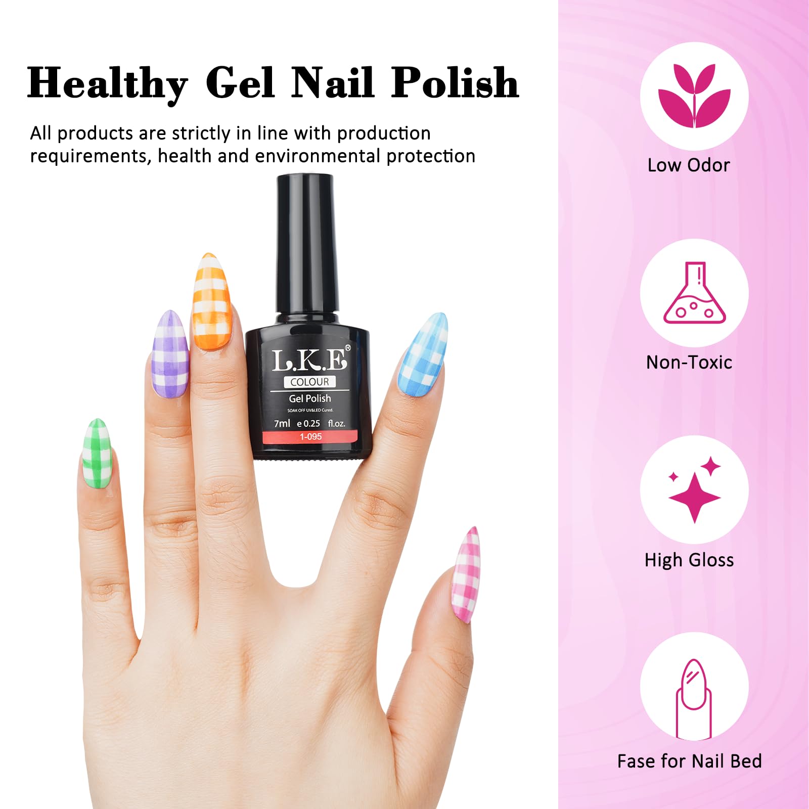 ARCWEISSO Gel Nail Polish Kit with UV Light – 36 Colors, Base & Top Coats, 66-Piece All-In-One Set